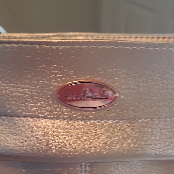 Handmade Rose Gold Women's Leather Crossbody Bag - Picture 5 of 9